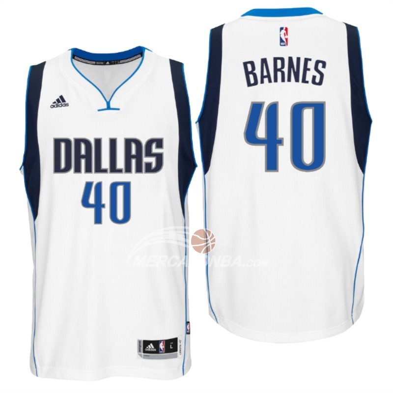 Maglia NBA Barnes Dallas Mavericks Blanco